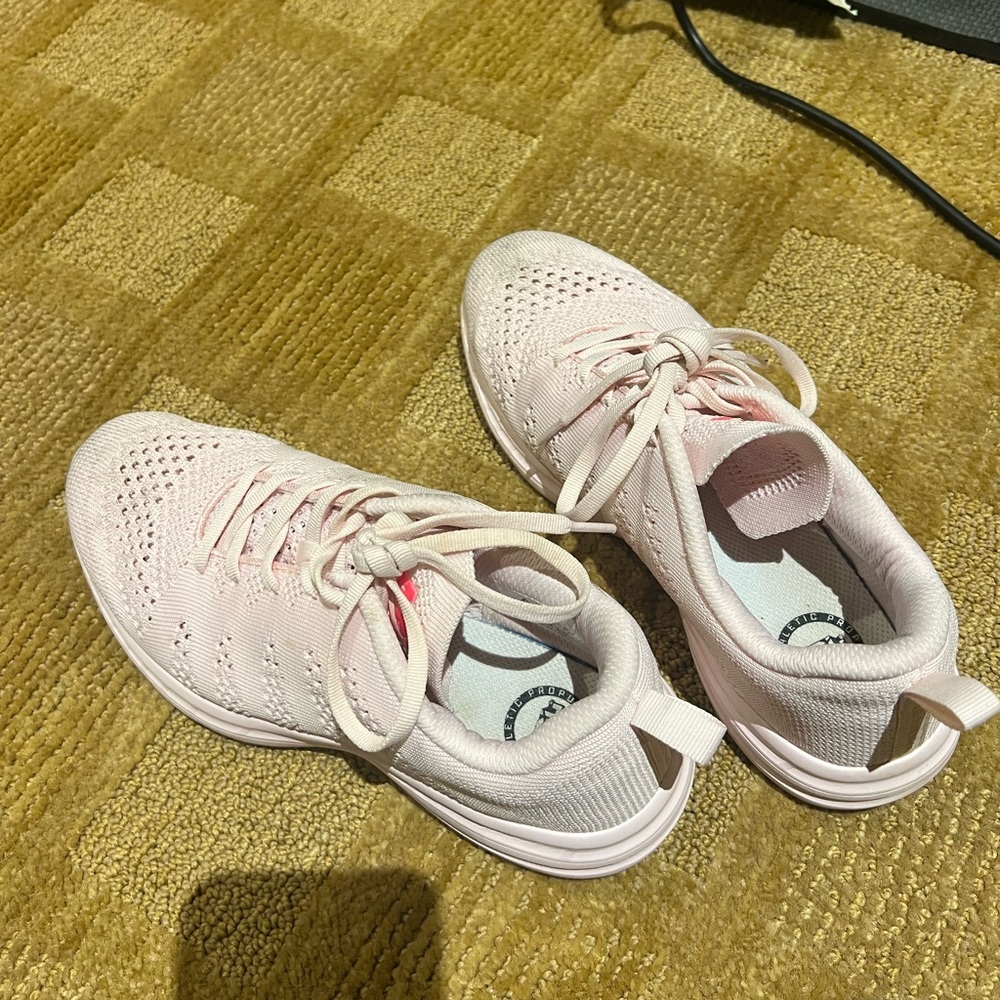 APL Light Pink Lace-Up Sneakers